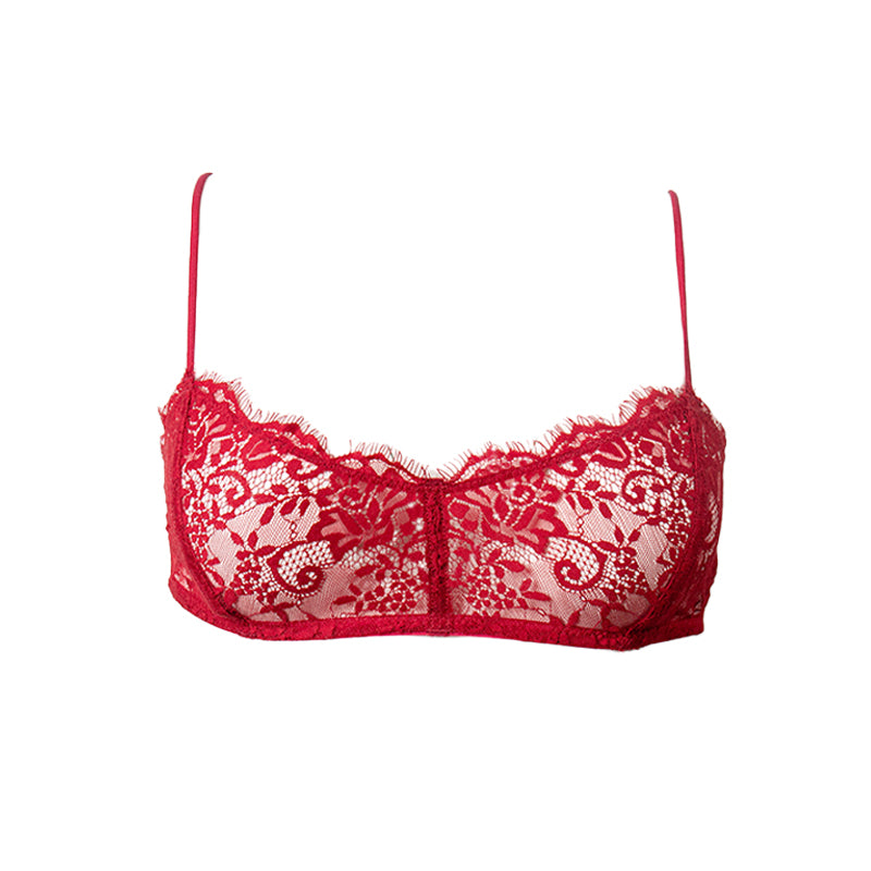 Rush Bra in Cherry